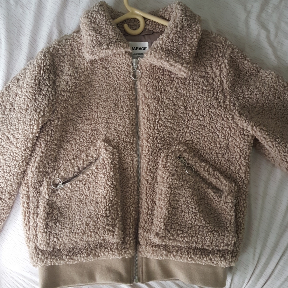 NWT Garage teddy bear jacket
